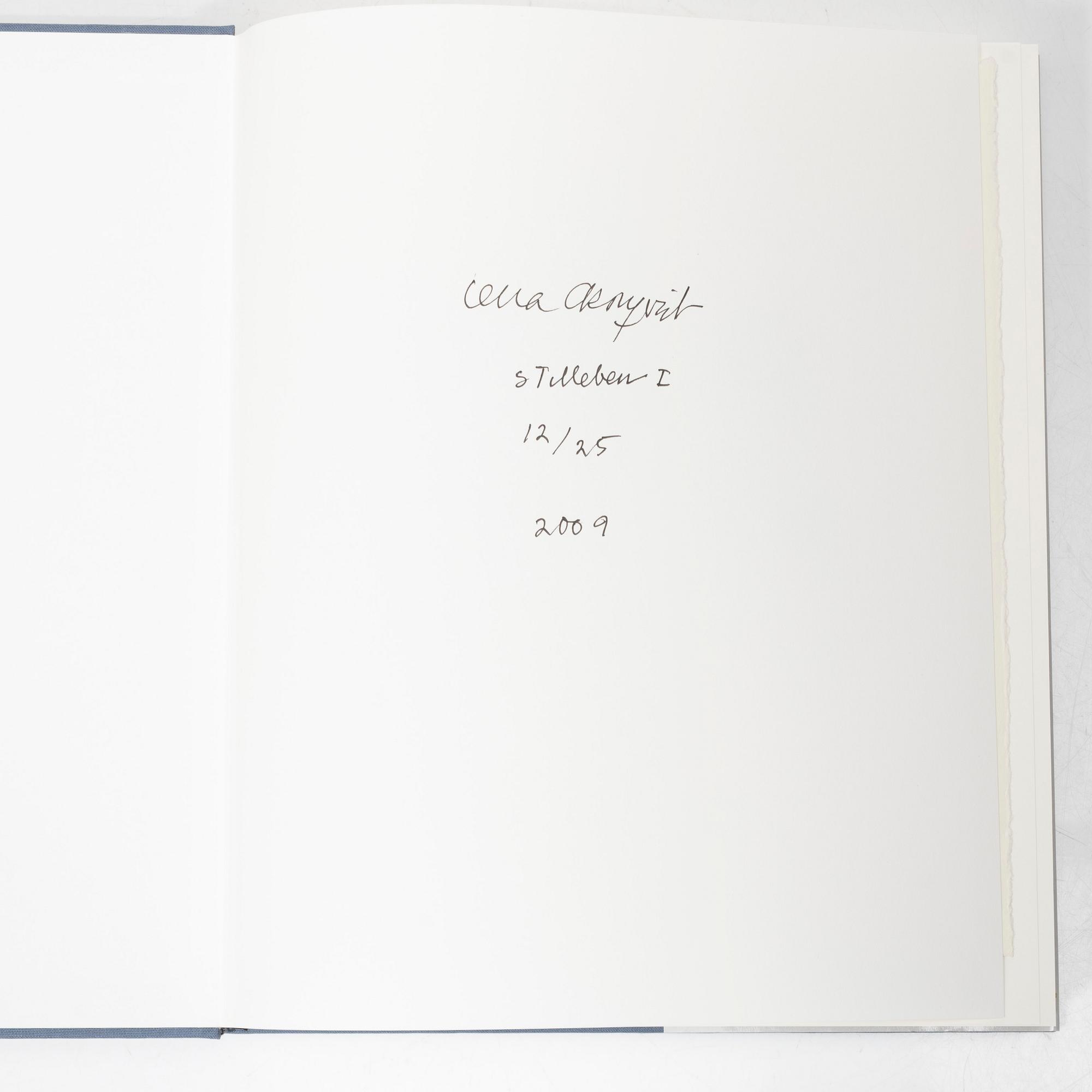 Lena Cronqvist, Catalogue raisonné, “Copper Plate Prints 1974–2009”, with “Stilleben I”, etching, signed and numbered 12/25.