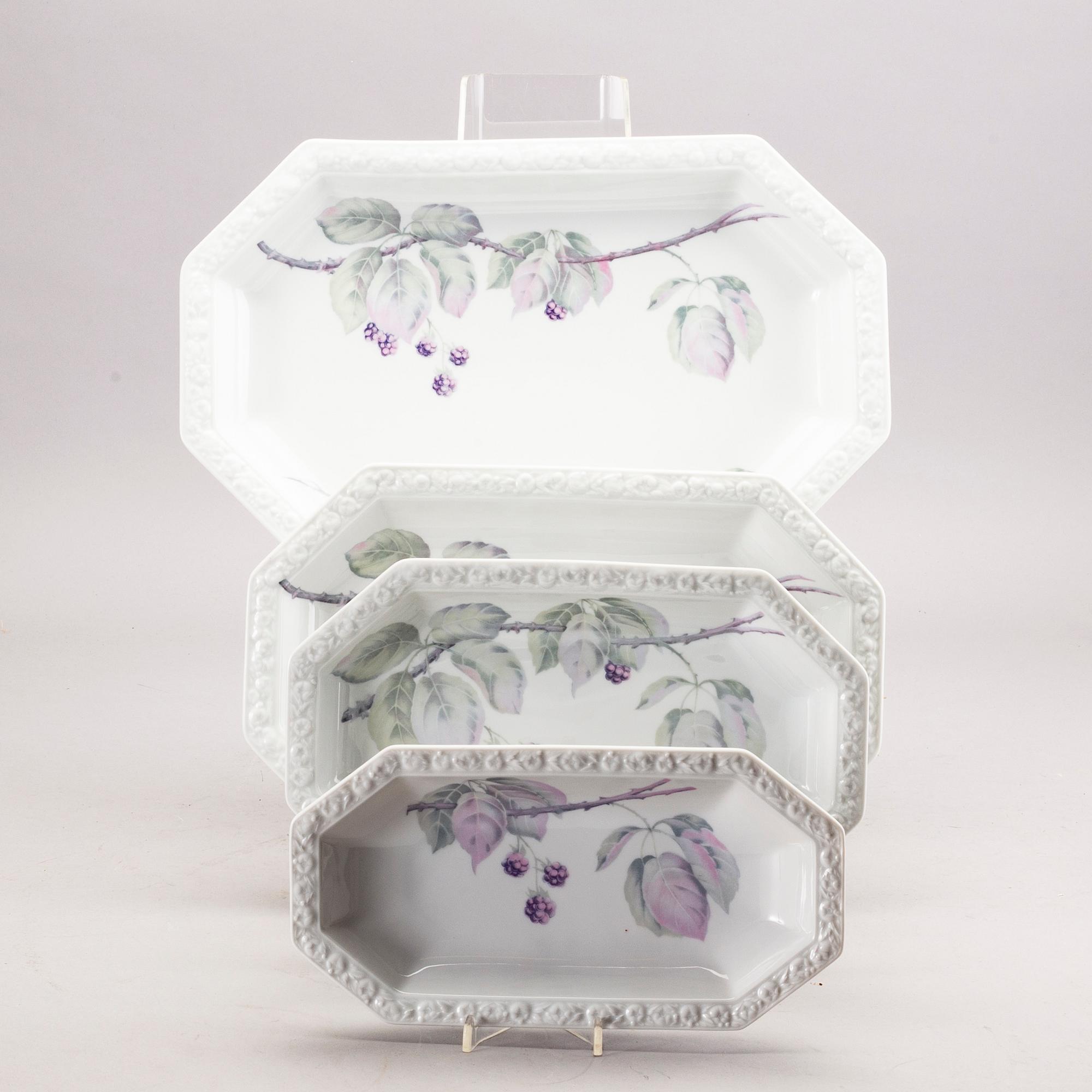 SERVIS  83 dlr "Maria" Rosenthal sent 1900-tal porslin och glas.