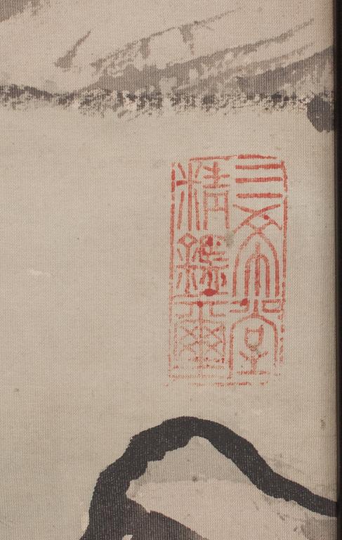 SIDENMÅLNING, Kina.