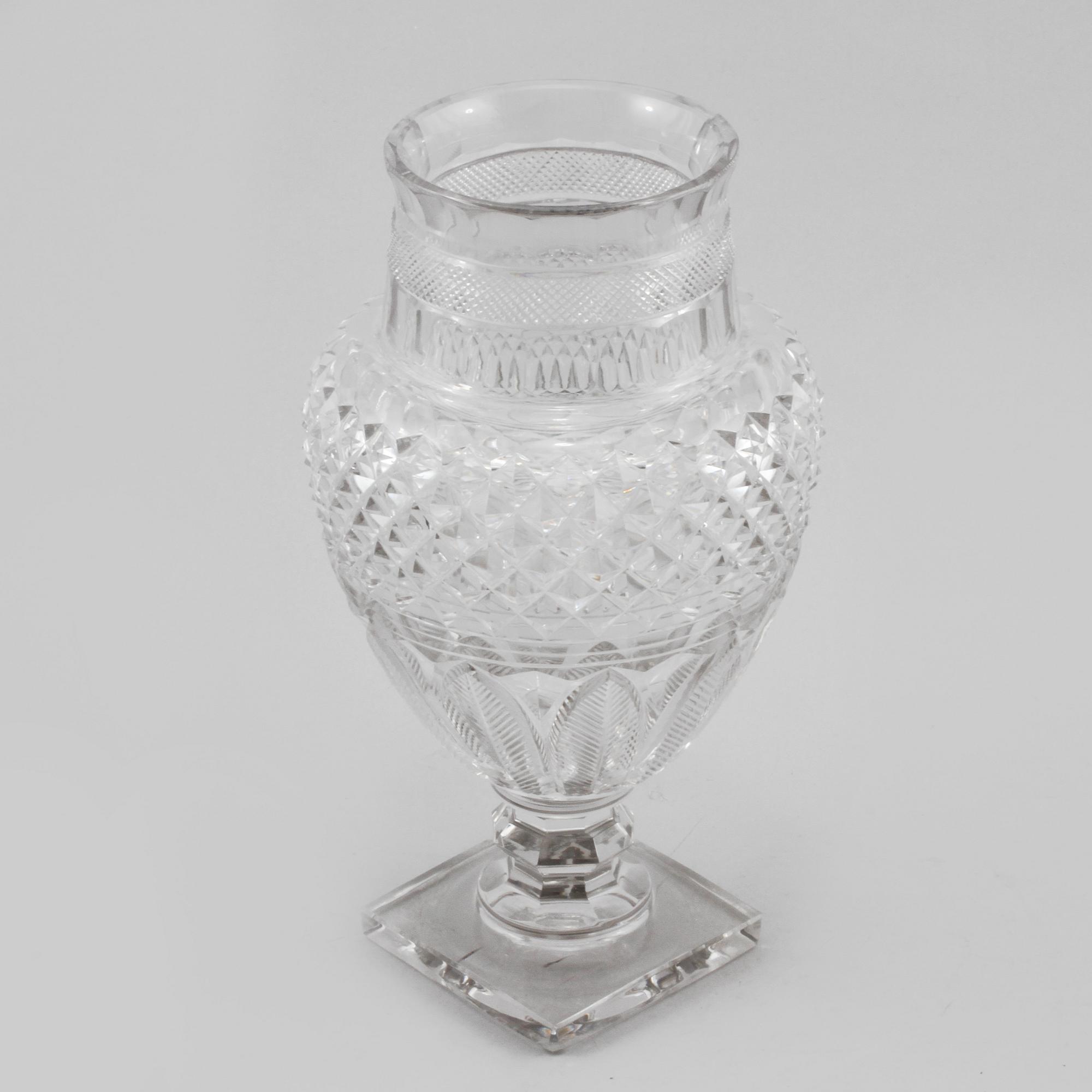 VAS, glas, Baccarat, 1900-tal.
