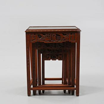 SATSBORD, 4 delar, Kina, 1900-tal.