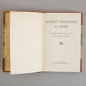 ALBERT ENGSTRÖM, böcker, 24 band, "Skrifter", Albert Bonniers Förlag, Stockholm, 1939-42.