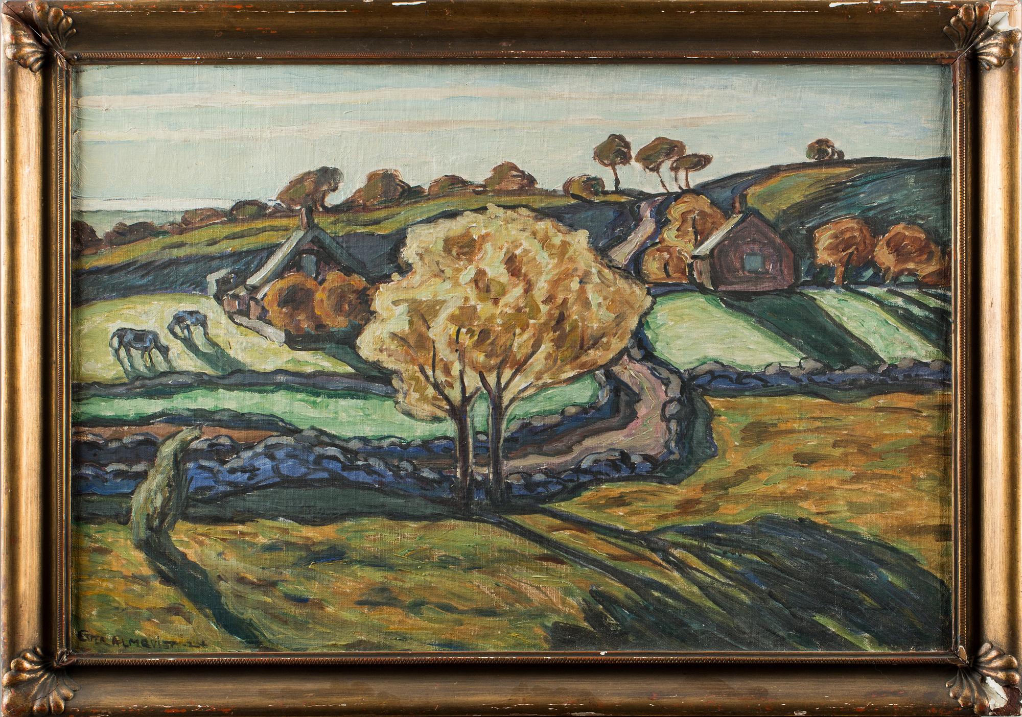 ESTER ALMQVIST, olja på duk, signerad och daterad -24?.