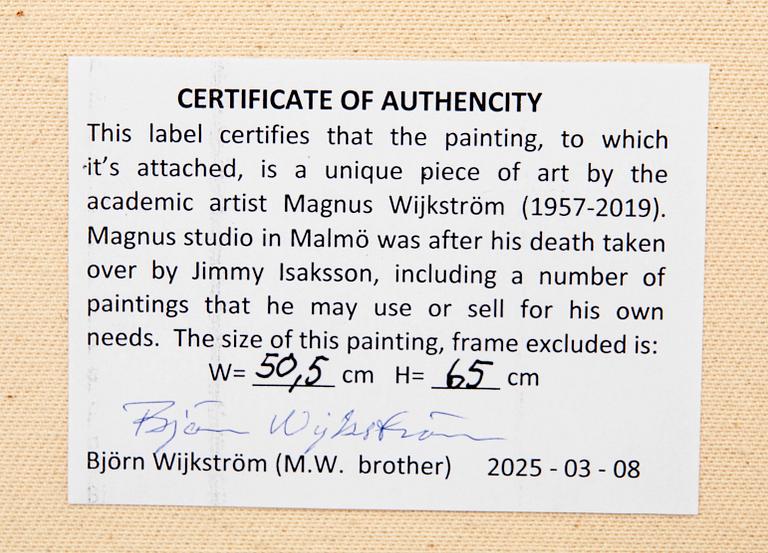 Magnus Wijkström, "Öar i strömmen".