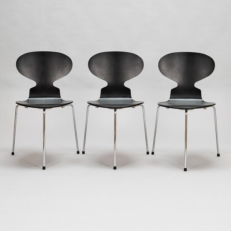 Arne Jacobsen, 5-piece, '3603' and 'The Ant', 2002 Anniversary edition for Fritz Hansen.