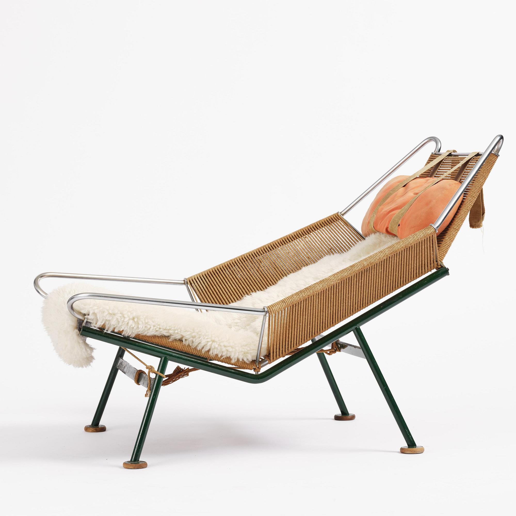 Hans J. Wegner, a "Flag Halyard" chair, Getama, Denmark, 1950s-60s.