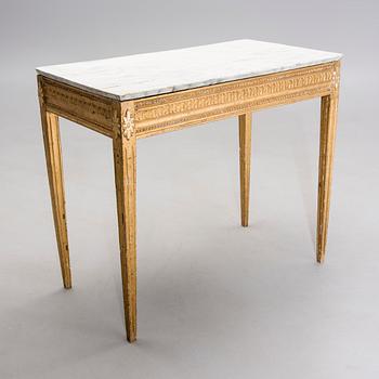 A CONSOLE TABLE, gustavian late 18th century.