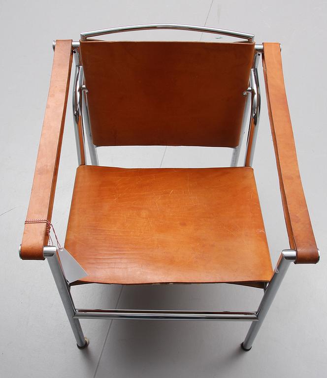 KARMSTOL, Italien, 1900-talets andra hälft. Kopia efter Le Corbusiers Basculant chair-LC1.