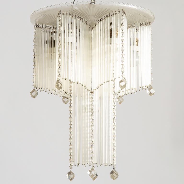 A chandelier, early 20th Century.