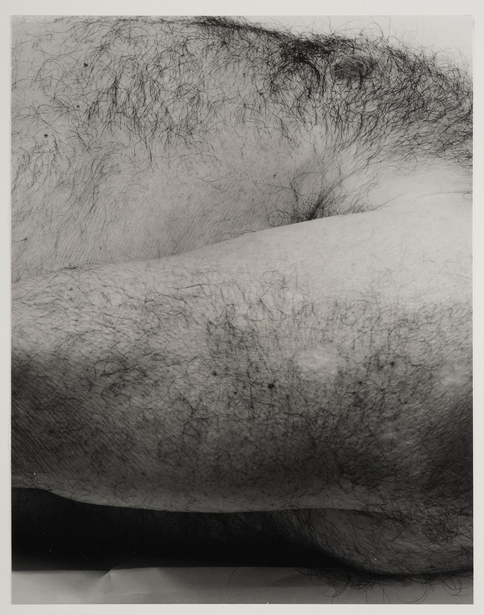 John Coplans, "Lying Figure, four panels", 1990.