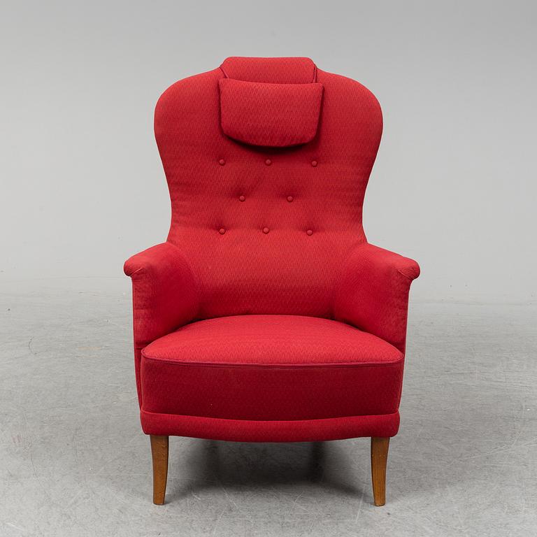 CARL MALMSTEN, fåtölj, "Farmor", 1900-talets andra hälft.