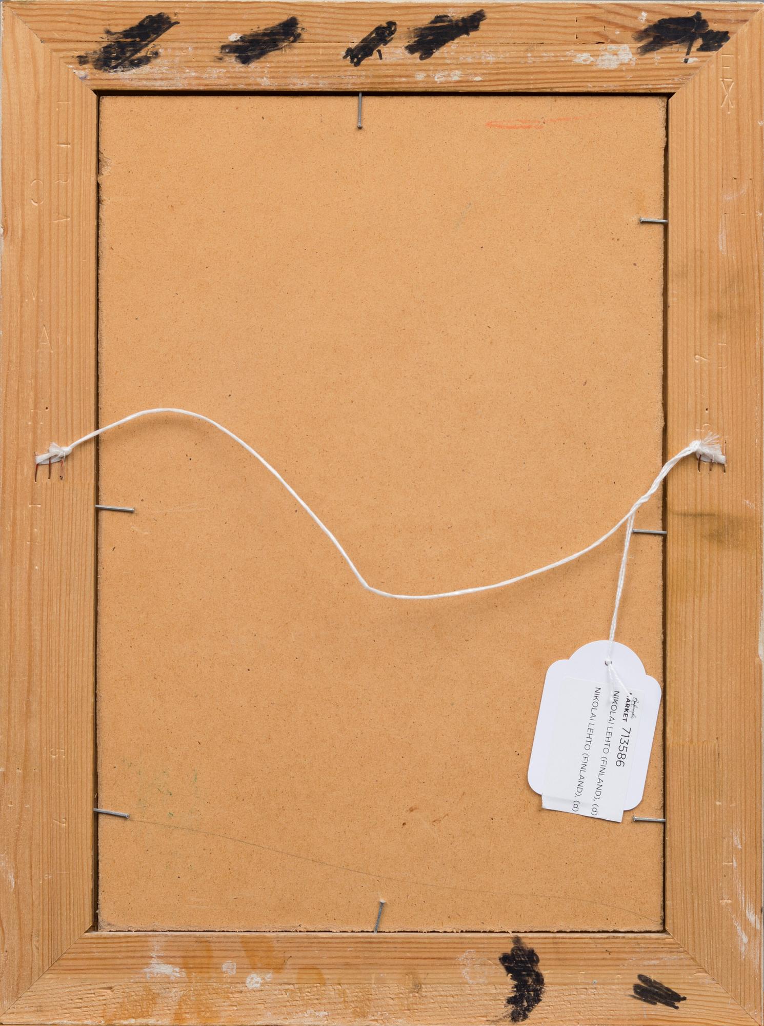 NIKOLAI LEHTO, olja på pannå, signerad och daterad -82.