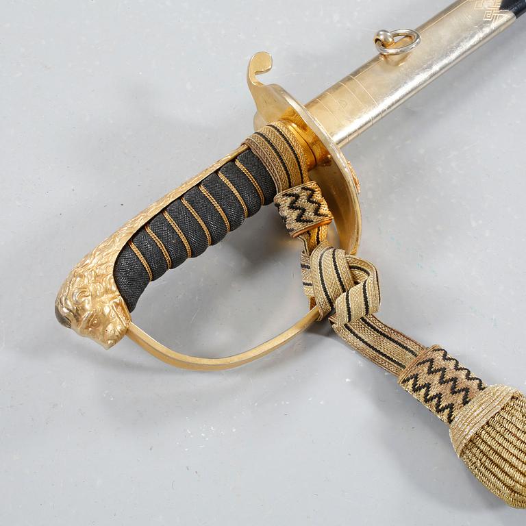 A sabre for the swedish navy, m/1878-1915.