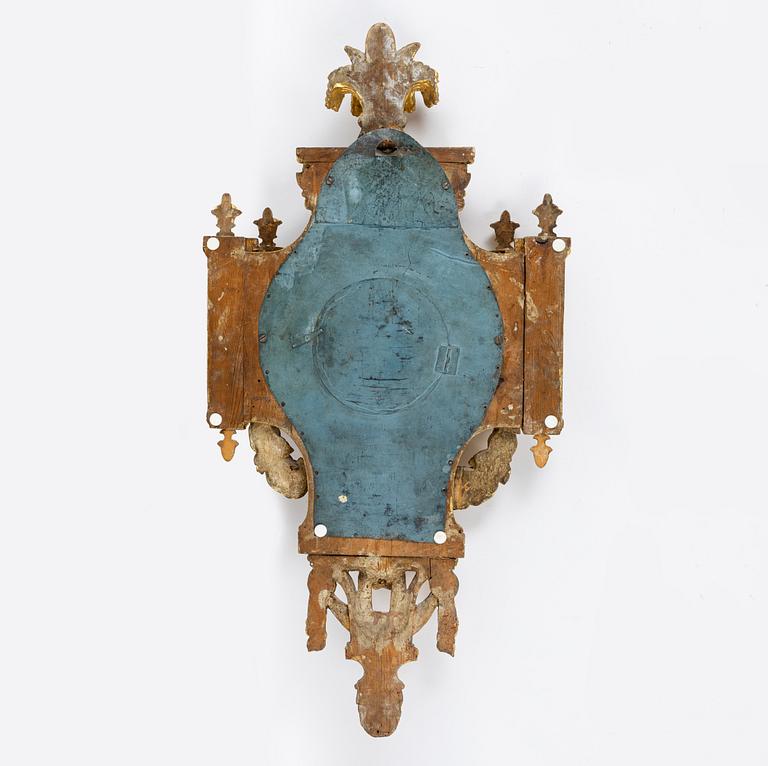 Väggpendyl, gustaviansk, av Daniel Herrström, Stockholm (verksam 1788-1790).