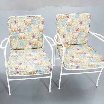 Josef Frank, a set of five garden chairs later part of the 20th century.