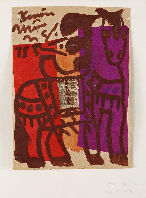 Bui Xuan Phai, Skissbok innehållande 71 st teckningar.