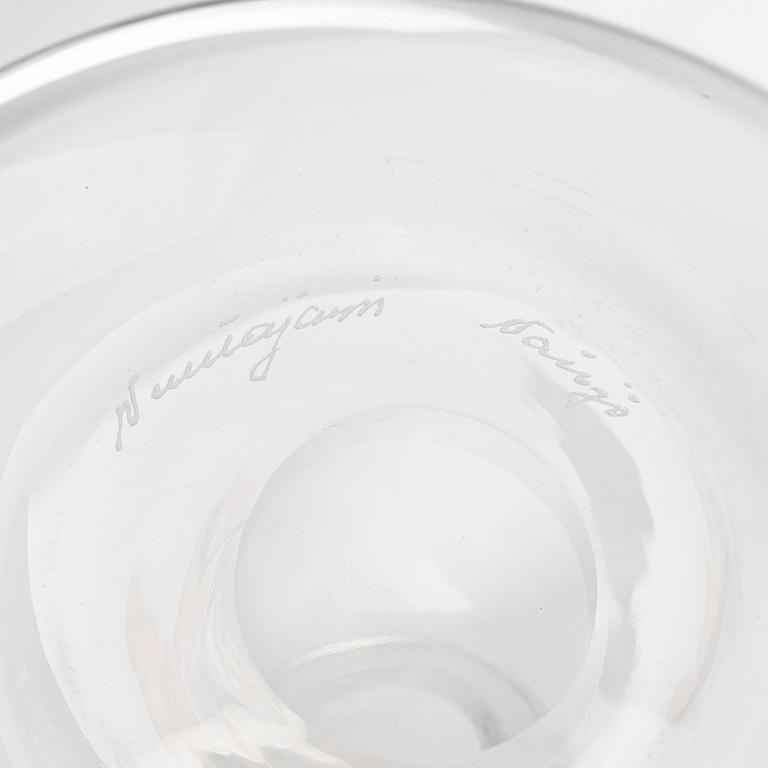Kaj Franck, a decanter, 'The Bells of Kremlin', signed Nuutajärvi Notsjö.