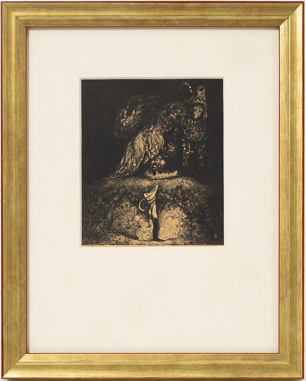 John Bauer, "God kväll farbror! sa pojken".