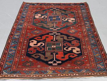 A rug, antique, so-called "Cloud band Kazak", ca 230 x 144 cm.