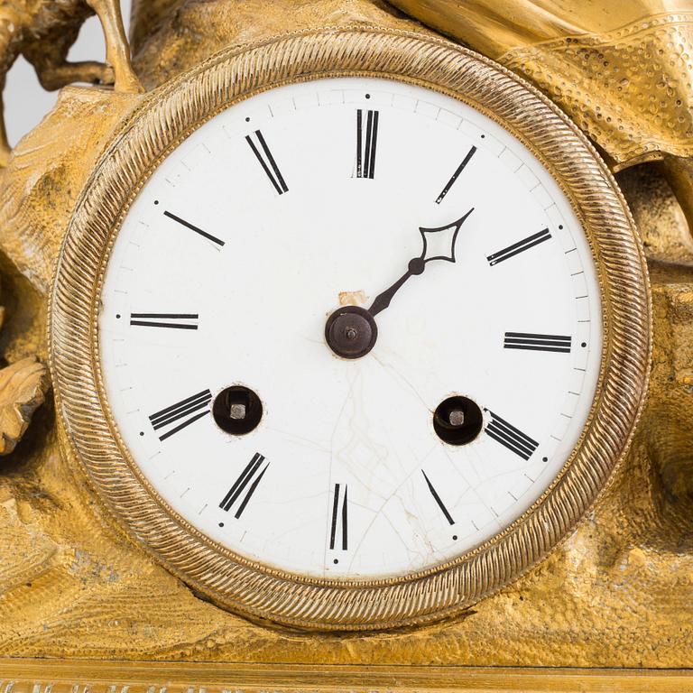 A french pendulum clock, second half of the 19th century.