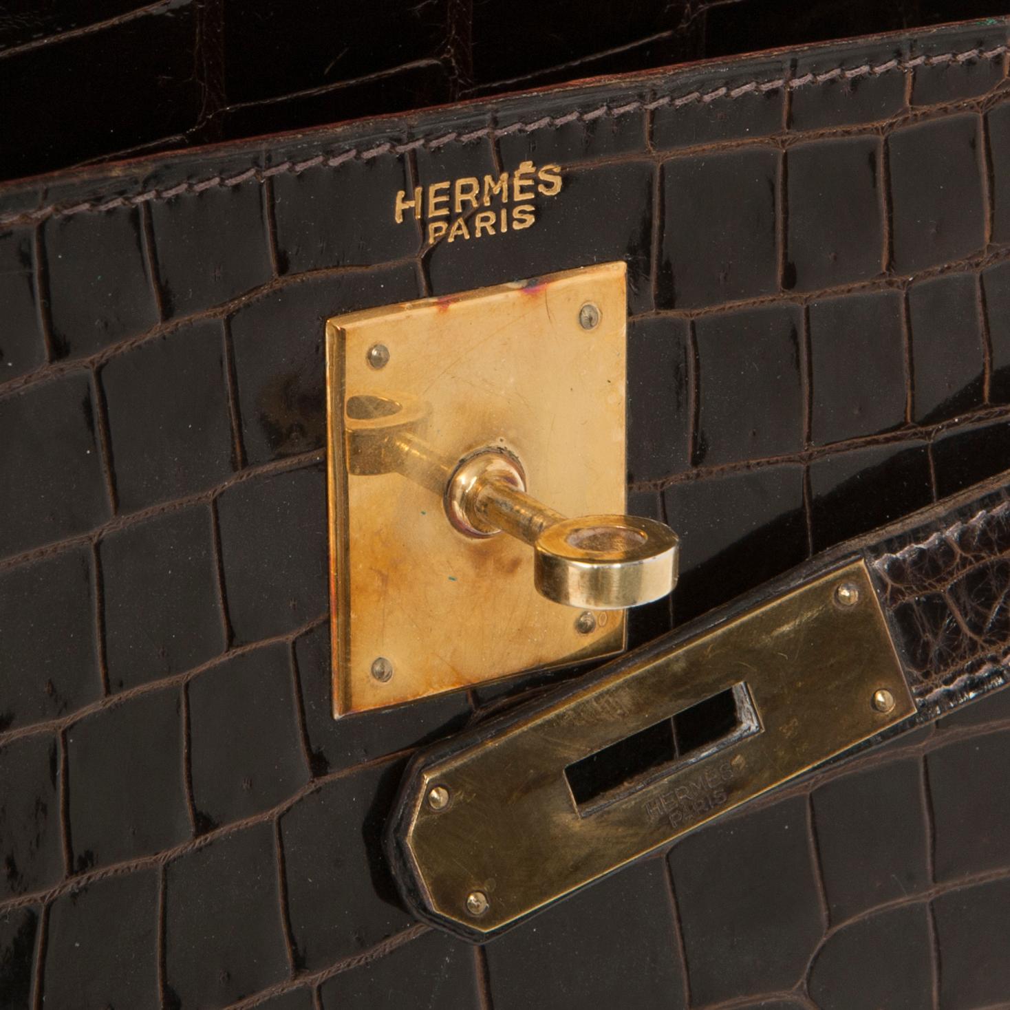 HANDVÄSKA, Hermès, "Kelly", 1960/70-tal.