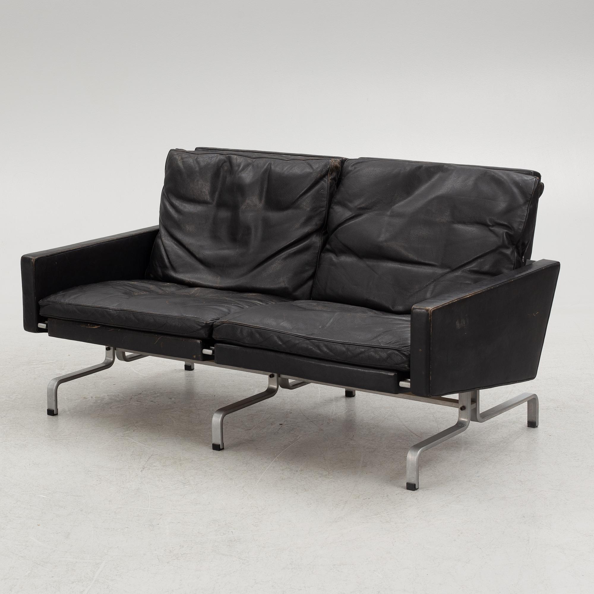 Poul Kjaerholm, a model 'PK-31' sofa, E Kold Christensen, Denmark.