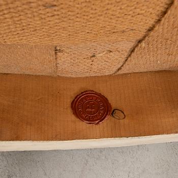 Taburetter ett par Gustaviansk stil Johan Ekman 1900-talets andra hälft.