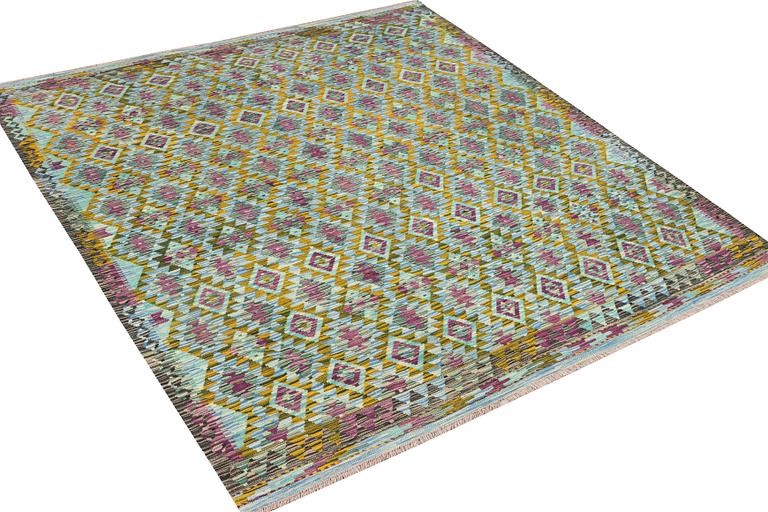 A Kilim carpet, Afghanistan, c. 252 x 206 cm.