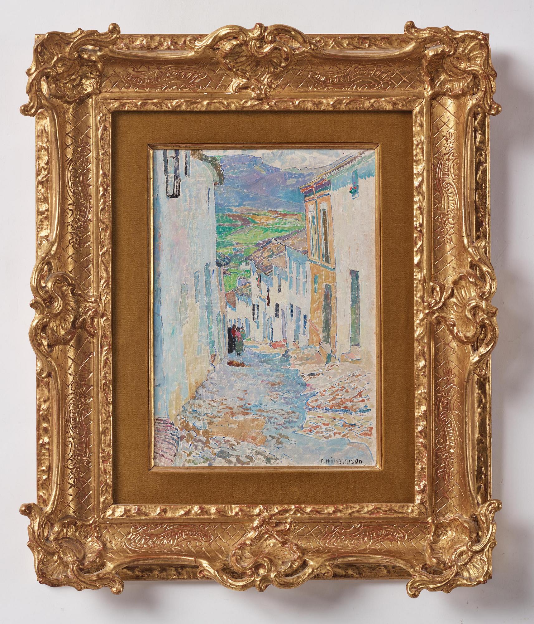 Carl Wilhelmson, "Gata i Ronda" (A street in Ronda).