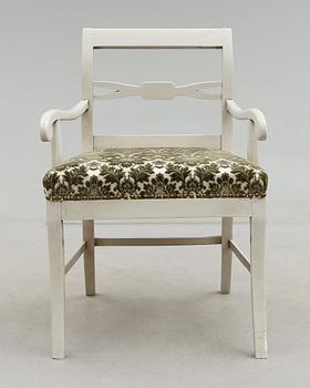 KARMSTOL, biedermeier, 1800-talets mitt.