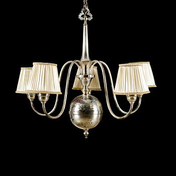 TAKLAMPA, 1900-talets första hälft, höjd 54 cm.