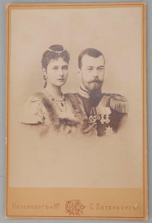 FOTOGRAFI. Nikolai II och Alexandra Feodorovna, ca 1900.