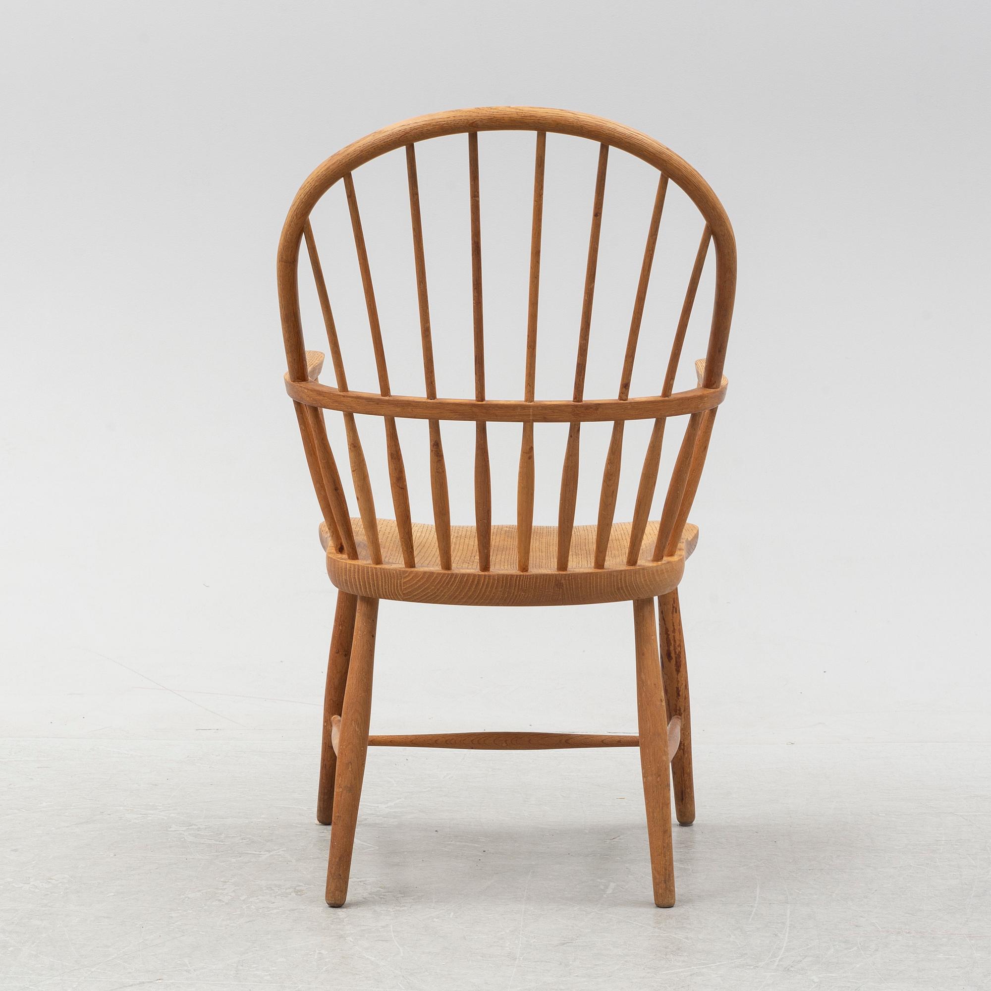 Frits Henningsen, an oak 'CH 18A' chair,  Carl Hansen & Son, Denmark.