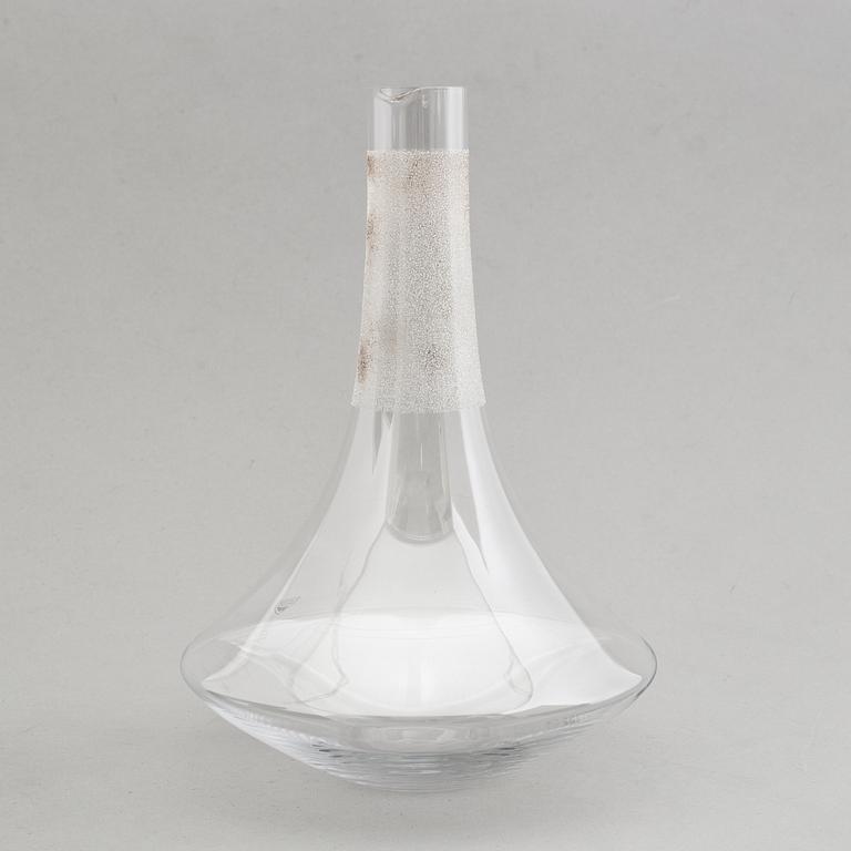 ERIKA LAGERBIELKE, karaffer, 2+2 st, "Divine", glas, Orrefors, 2000-tal.