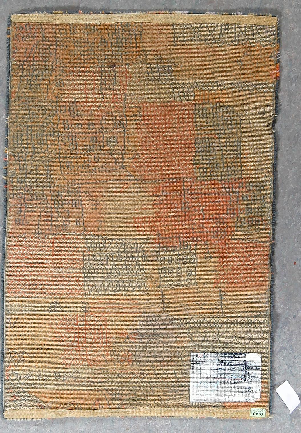 PAUL KLEE, MATTA. ”Florentinisches villenviertel”. Maskingjord flossa. 122 x 80 cm. Efter ett konstverk från 1926.