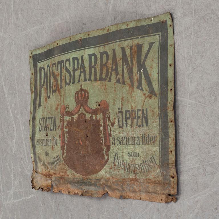 A 20th century sign.