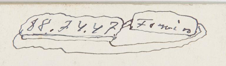 Tove Jansson, Booklet, A Tale of Moomintroll for Föreningsbanken, Helsinki 1956.