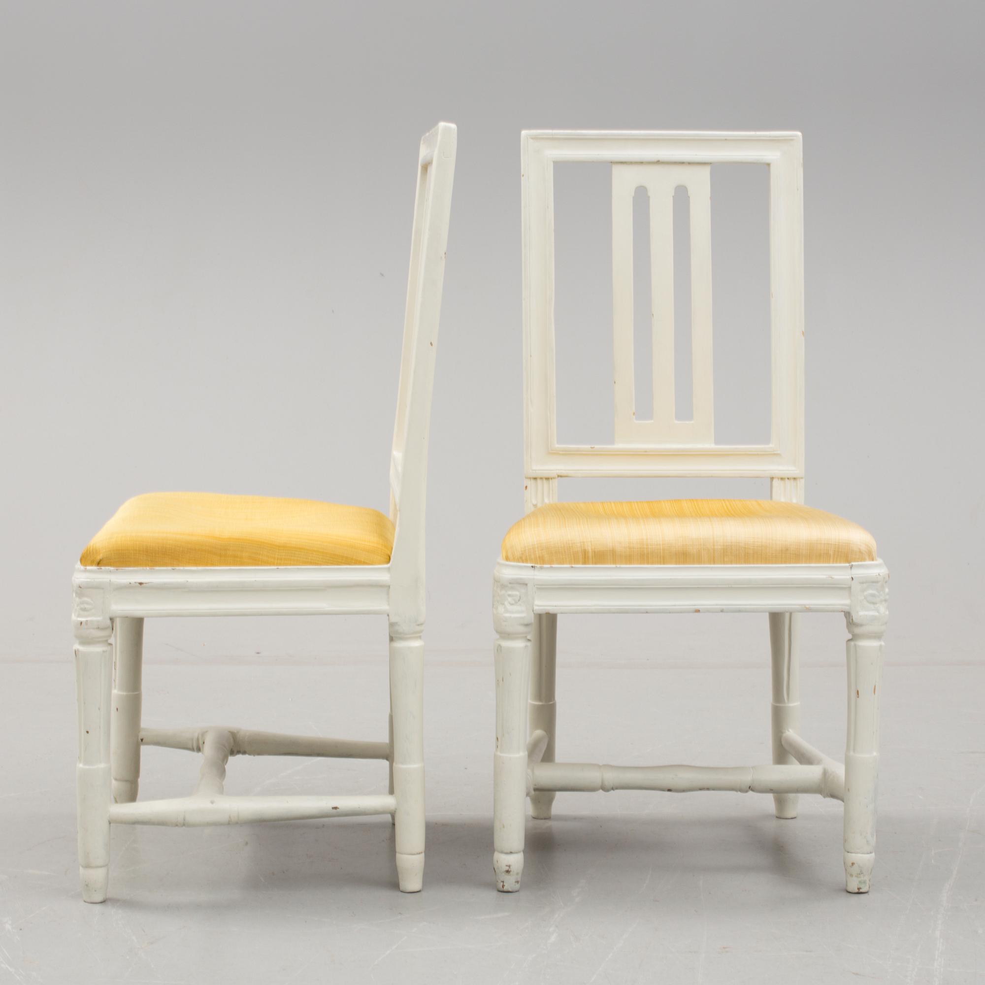 STOLAR, ett par. Gustavianska provinsarbeten, 1800-talets början.