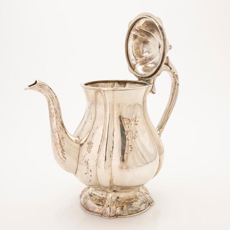 Coffee pot, silver, Guido Alm, Finland, 1927.