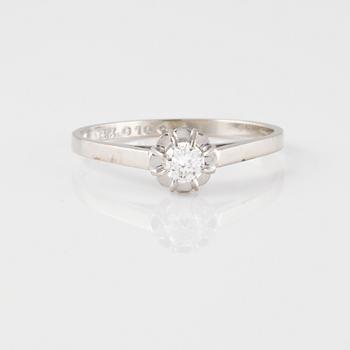 RING, med briljantslipad diamant 0.20 ct.