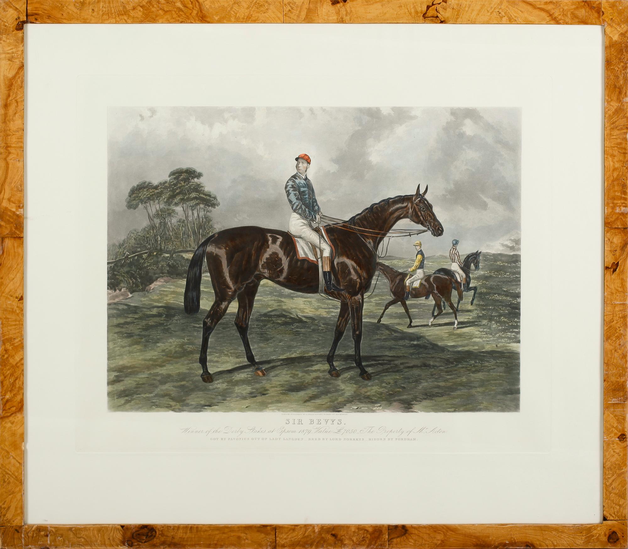GRAVYRER, 2 st, bl a efter Stephen Pearce, England, 1800-tal.
