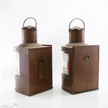 Lanternor ett par GV Harnisch Köpenhamn 1900-talets förta hälft.