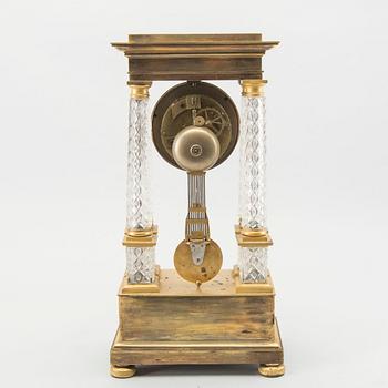 RAOUL LEFEVRE - MANTEL CLOCK, empire, 19th century first half / mid.