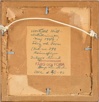 CARL FREDRIK HILL, Indian ink.