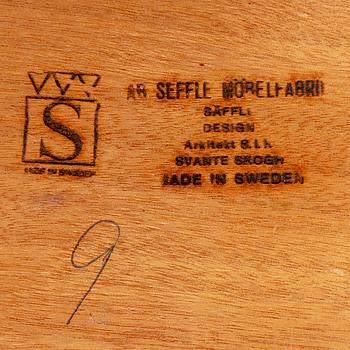 Svante Skogh, satsbord Seffle möbelfabrik 1960-tal.