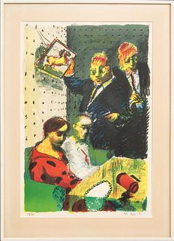 Peter Dahl, lithograph in colours singed dated and numbered 73 59/75.