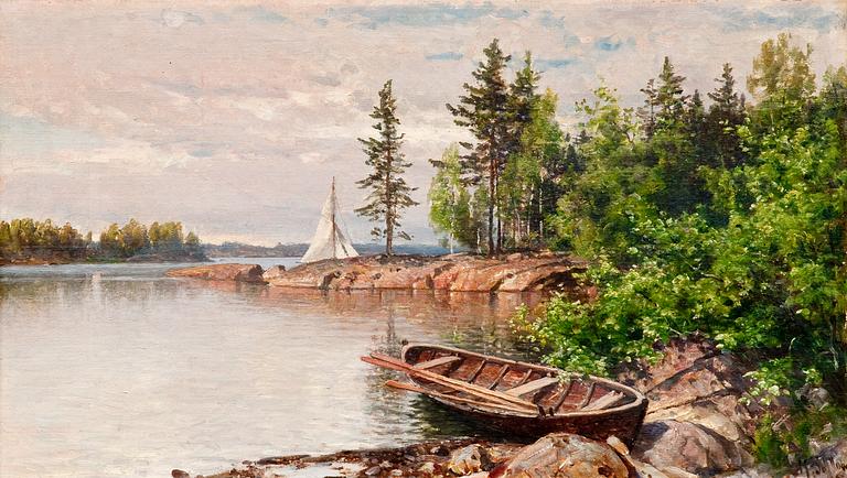 Hjalmar Munsterhjelm, THE ROWING BOAT.