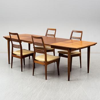 A Svante Skogh 5 piece dining room set "Rosetto" 1950's.