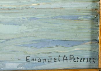 EMANUEL AAGE PETERSEN, olja på duk, signerad.