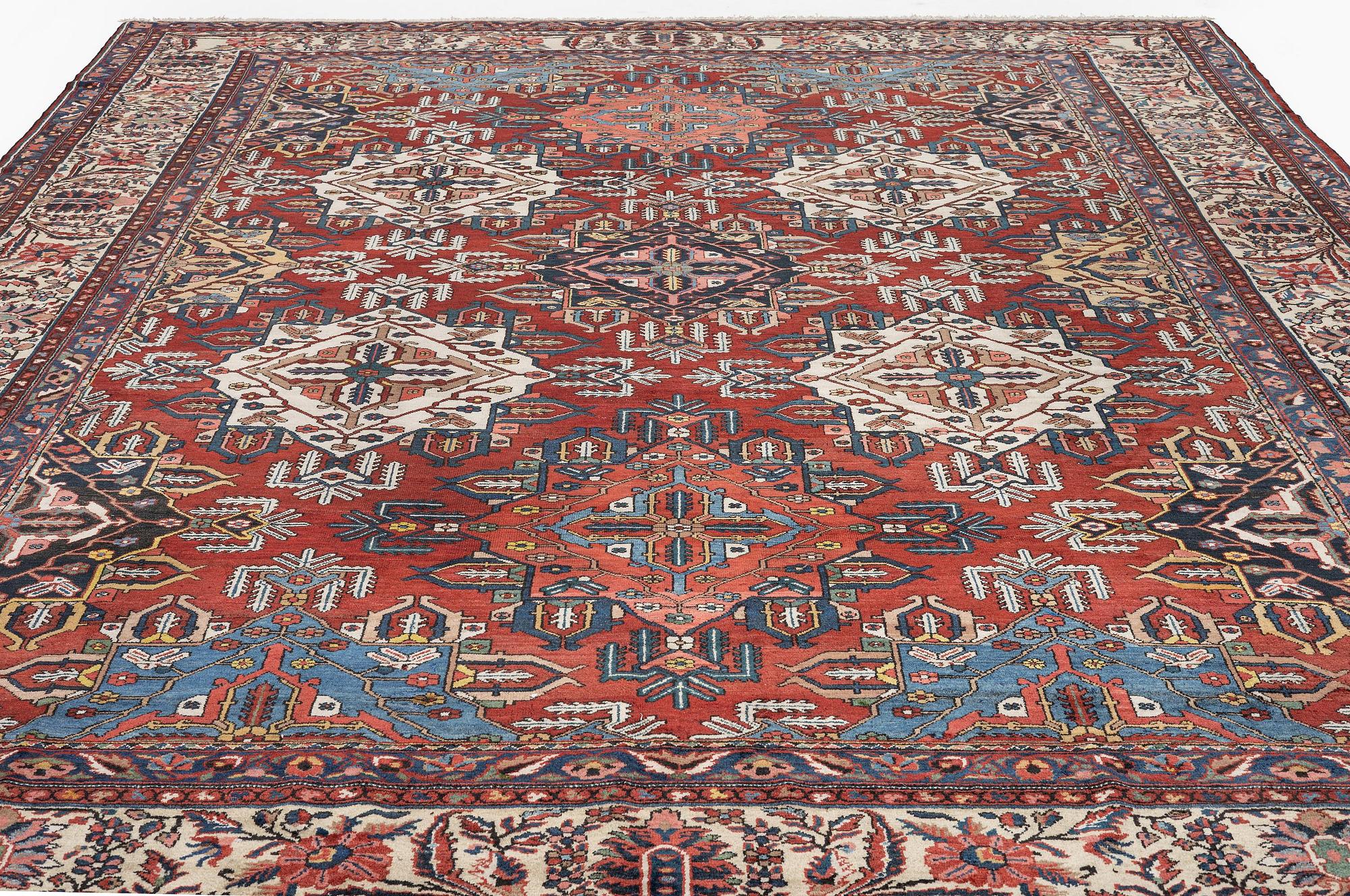 A semi-antique Shalamzār, Chahar Mahal & Bakhtiari area, northwestern Persia (Iran), c. 500 x 379 cm.
